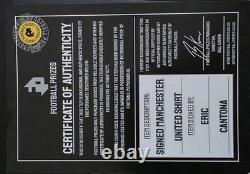 Eric Cantona Hand Signed Manchester United Shirt With COA