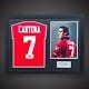 Eric Cantona Manchester United Hand Signed Framed Shirt And Photo £324 With COA