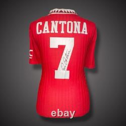 Eric Cantona Manchester United Signed #7 Shirt With COA £250 Private Signing