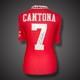 Eric Cantona Manchester United Signed #7 Shirt With COA &pound;250 Private Signing