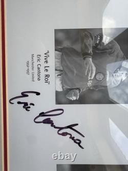 Eric Cantona Rare Limited Edition Signed Print Manchester United