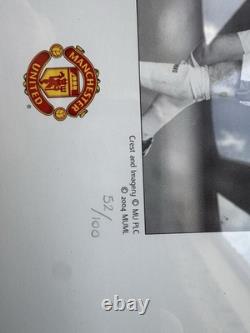 Eric Cantona Rare Limited Edition Signed Print Manchester United