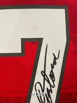 Eric Cantona Signed 1996 Manchester United Football Shirt. Damaged A