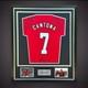 Eric Cantona Signed And Deluxe Framed Manchester United 1996/98 Shirt &pound;399