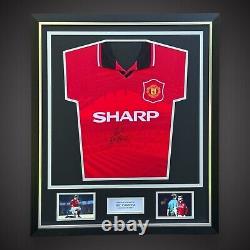 Eric Cantona, Signed And Deluxe Framed Manchester United Shirt 1994/96 £399