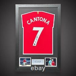Eric Cantona- Signed And Framed Manchester United Shirt With Coa £299
