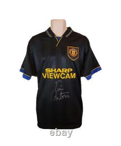 Eric Cantona Signed Manchester United 1994 Iconic Kung-Fu Kick Shirt