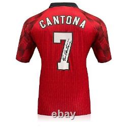 Eric Cantona Signed Manchester United 1996-1998 Home Football Shirt