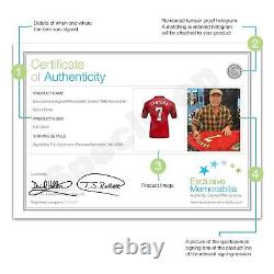 Eric Cantona Signed Manchester United 1996-1998 Home Football Shirt