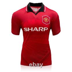 Eric Cantona Signed Manchester United 1996 Home Football Shirt