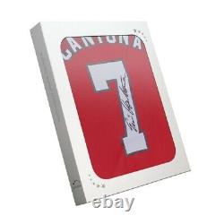 Eric Cantona Signed Manchester United 2019-20 Shirt. Gift Box