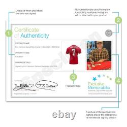 Eric Cantona Signed Manchester United 2022-23 Football Shirt