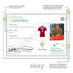 Eric Cantona Signed Manchester United 2022-23 Football Shirt