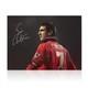 Eric Cantona Signed Manchester United Football Photo