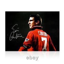 Eric Cantona Signed Manchester United Photo