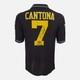 Eric Cantona Signed Manchester United Shirt 1992-94 Away 7