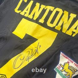 Eric Cantona Signed Manchester United Shirt 1992-94 Away 7