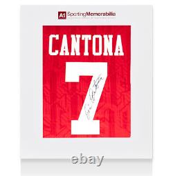 Eric Cantona Signed Manchester United Shirt 1994, Home, Number 7 Gift Box