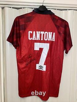 Eric Cantona Signed Manchester United Shirt 1996/1997