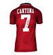 Eric Cantona Signed Manchester United Shirt 1996 FA Cup Autograph Jersey