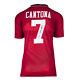 Eric Cantona Signed Manchester United Shirt 1996, Home, Number 7 Autograph