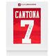 Eric Cantona Signed Manchester United Shirt 1996, Home, Number 7 Gift Box