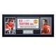 Eric Cantona Signed Manchester United Street Sign. Framed