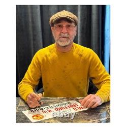 Eric Cantona Signed Manchester United Street Sign. Framed