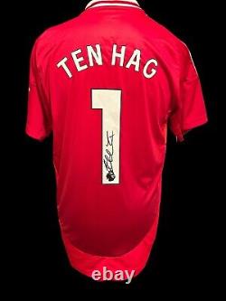 Erik Ten Hag Manchester United 2024-25 Hand Signed Home Shirt