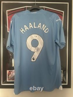 Erling Haaland Signed Manchester City Shirt Beckett Authenticated COA