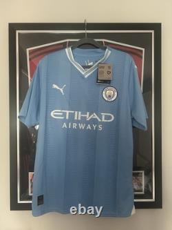 Erling Haaland Signed Manchester City Shirt Beckett Authenticated COA