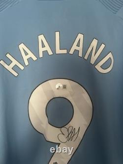 Erling Haaland Signed Manchester City Shirt Beckett Authenticated COA