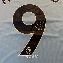 Erling Haaland Signed Replica Manchester City Shirt With Authentication