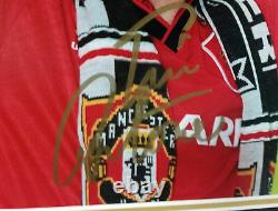 FA CUP Eric Cantona of Manchester United Signed Photo and Shirt Display