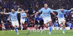 FRAMED RODRI SIGNED CHAMPIONS LEAGUE FINAL 30x16 MANCHESTER CITY PHOTO SEE PROOF