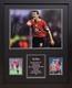 FRAMED ROY KEANE SIGNED MANCHESTER UNITED 16x12 FOOTBALL PHOTO COA & PROOF
