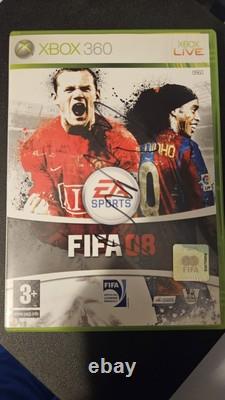 Fifa 2008 Hand Signed By Wayne Rooney Manchester United Xbox 3.60