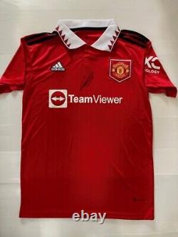 Football Christian Eriksen Signed Manchester United Home Shirt AFTAL/UACC RD