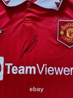 Football Christian Eriksen Signed Manchester United Home Shirt AFTAL/UACC RD