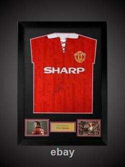 Framed 1994 Manchester United Shirt Signed By Eric Cantona £299