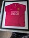 Framed 2006-7 Manchester United Shirt Signed With Authentication collection only