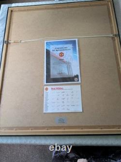Framed 2006-7 Manchester United Shirt Signed With Authentication collection only