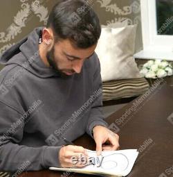 Framed Bruno Fernandes Signed Manchester United Shirt Home, 2022-23