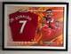 Framed, Cristiano Ronaldo Hand Signed Manchester United 22-23 Shirt Club COA