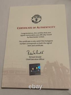 Framed, Cristiano Ronaldo Hand Signed Manchester United 22-23 Shirt Club COA