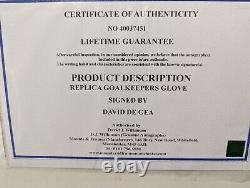 Framed David De Gea Signed Glove with COA