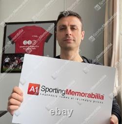 Framed Dimitar Berbatov Signed Manchester United Shirt Home, 2019/2020, Number