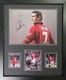 Framed Eric Cantona Manchester United Signed Football Photo With Proof & Coa