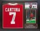 Framed Eric Cantona Manchester United Signed Football Shirt With Proof Coa