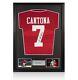 Framed Eric Cantona Signed Manchester United Shirt 1996 FA Cup Autograph